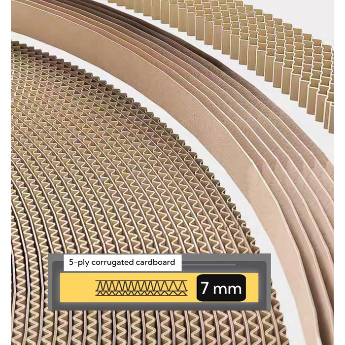 Кігтеточки для котів 2 шт. - овальні, 61 см, з лежаком, з картону, XXL (60x40x9 см)