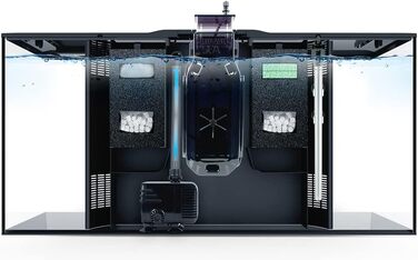 Великий нано акваріум Fluval Flex 123 л чорний