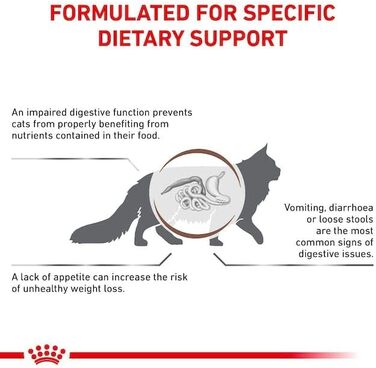 Ветеринарний корм для котів Gastrointestinal з рисом, сухий корм для лікувальної дієти, 4 кг