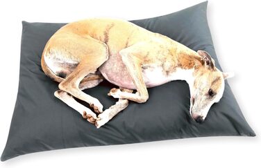 Водонепроникне собаче ліжко 4L Textil ZOE для собак середніх порід (60x50 см, графіт)