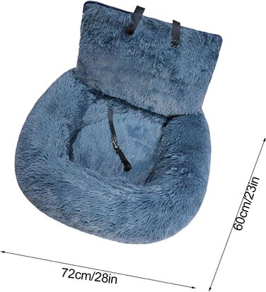 Автоматизований лежак для собак Autoitz | Знімний, безпечний лежак для собак з підігрівом | Підходить для автомобіля та дому (різні кольори, M)