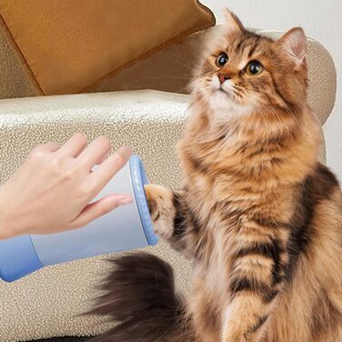 Автоматичний електричний мийник лап для собак | Блакитний мийник лап для домашніх тварин