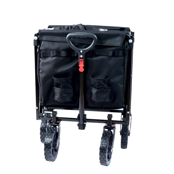 Фросал Візок для собак Бруно, чорний, складний | Транспортний візок для тварин