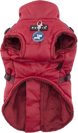 Пупа Вікес, Вінтерманте - зимова шапка з помпоном (червона)