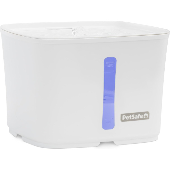 Автоматичний фонтан для котів і малих собак PetSafe Viva, 1,8 л, тиха помпа, фільтр, легке очищення, для дому