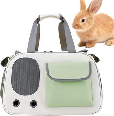 Транспортна сумка для котів та маленьких собак, портативна, складна, зелена