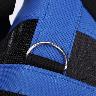 Транспортна сумка для тварин ITODA: переноска для собак та котів, водонепроникна, 43 x 27 x 26 см, блакитна