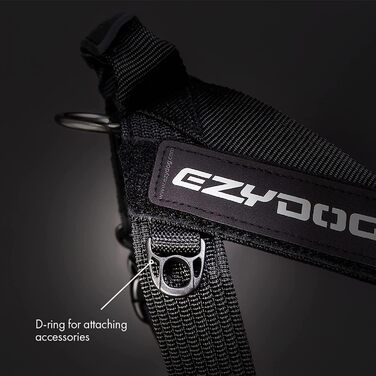 Шлея для собак EZYDOG Express, ергономічна, зручна, для малих, середніх і великих порід, регульована, синя, розмір S