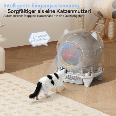 Автоматичний лоток для котів Devoko XXL з самоочищенням, радіокерування, 90л, для кількох котів, анти-запаху