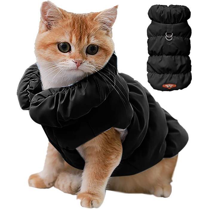 Пуловер для собак з бавовни - тепла куртка для собак на зиму | Пуловер, куртка для холодної погоди | Вітронепроникний зимовий одяг для цуценят маленьких, середніх та великих порід