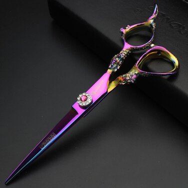 Набір професійних ножиць для стрижки та вирівнювання волосся Titan, 14 см або 15.2 см, у подарунковій коробці (6 шт.)