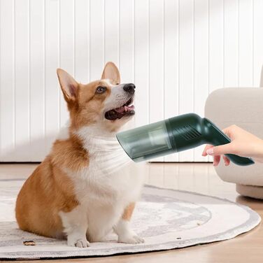 Бездротовий пилосос для шерсті тварин (собаки, коти) | Зйомний, багатофункціональний | Зелений