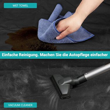 Захист для багажника автомобіля для собак з боковими та захистом краю вантажного отвору, універсальний 185x102см, 600D, водонепроникний, стійкий до подряпин, килимок для багажника, ковдра для собак, для авто, SUV, Van (Блакитний)