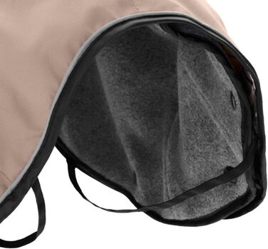 HUNTER Uppsala: Водовідштовхуючий одяг для собак, світловідбиваючий, 80 см, тауп