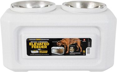 Gamma2 Vittles Vault - Підвищений годівниця для собак з місцем для зберігання корму