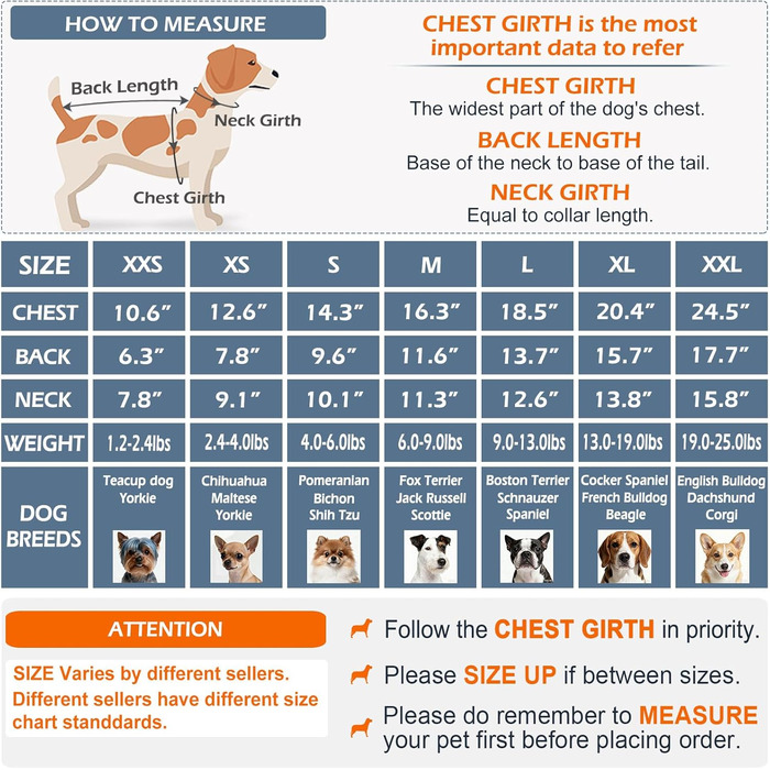 Теплий зимовий пуловер для собак GYALAPERI, 3 шт. (XXS, Lt Blau + Oliv + Braun) - для маленьких цуценят, дівчаток та хлопчиків