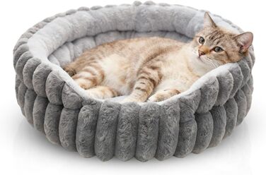 Лежанка для котів та собак, лежанка-софа для тварин, знімна та миюча, неслизька, для котів та собак (Сірий, S)