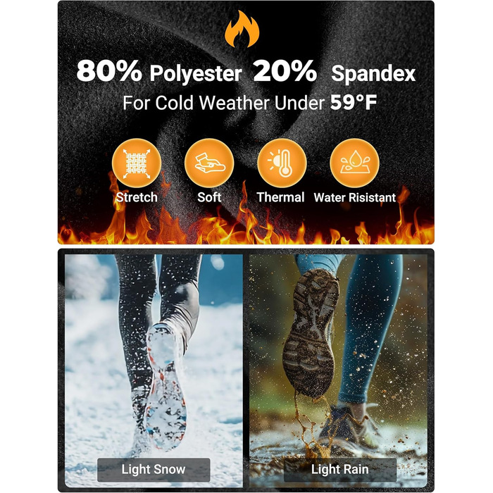 Легінси для верхової їзди жіночі зимові FitsT4 з флісу, силіконовий повний сидіння, з блискавкою та петлями для ременя, чорні, розмір M