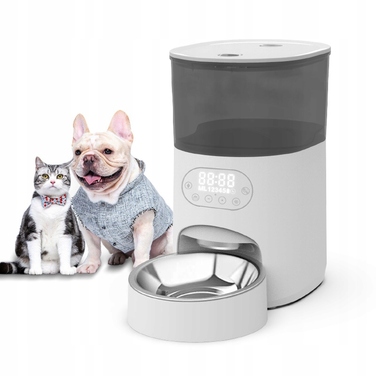 Автоматичний годувальник для тварин, пластиковий дозатор корму, 6 мл