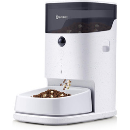 Автоматичний годівниця для котів PETGUGU з таймером та керуванням через APP, керамічний набір для котів та собак, для кількох тварин (PF2)