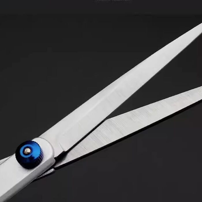 Набір ножиць для грумінгу собак та котів: прямі та зігнуті, з нержавіючої сталі