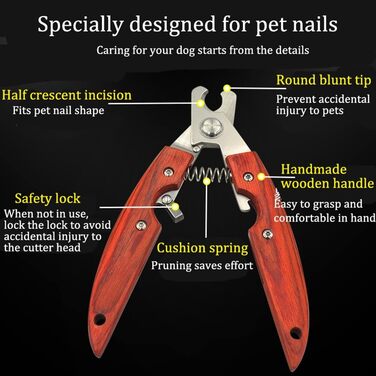 Інструмент для догляду за собаками: кусачки для нігтів, гребінець для видалення ковтунів, набір для грумінгу