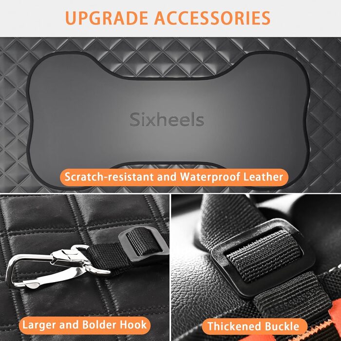 Захист сидіння заднього пасажира для собак, жорстка основа, захист сидіння вантажівки, велике подовження сидіння для собак, авто-покриття для домашніх тварин, водовідштовхувальне, гамак для собак, аксесуари для подорожей у вантажівці