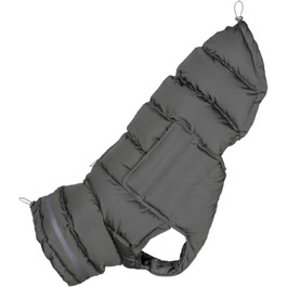 Зимовий одяг для собак: тепла куртка, жилет, одяг для великих собак, сірий колір