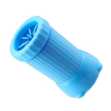 Автоматичний мийник лап для собак та котів, USB, блакитний - для середніх та великих тварин