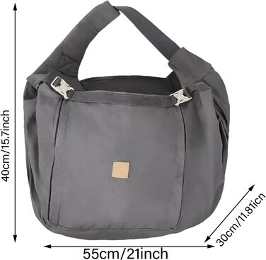 Сумка-переноска для собак – стильна сумочка з дихаючої тканини, регульований ремінь, зручна підставка, великий об'єм, м'яка підтримка | Для прогулянок