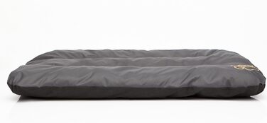 Лежак для собак millybo ECO 115x80x12 см, водостійкий, для малих, середніх і великих порід, сірий, м'який ортопедичний матрац для дому та вулиці