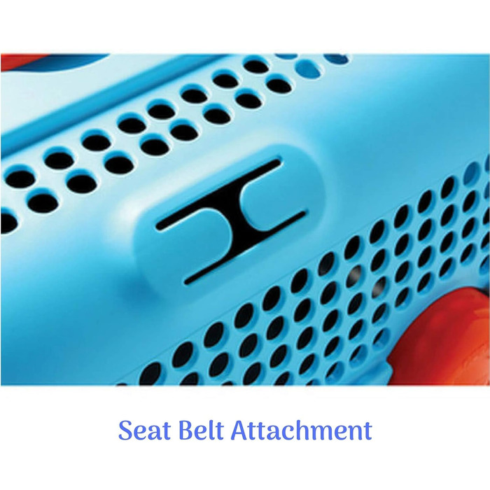 Транспортний бокс для собак та котів UNITED PETS A.U.T.O., міцний, виготовлений в Італії, зелений/бежевий, з гігієнічним килимком, 51 x 37 x 33 см