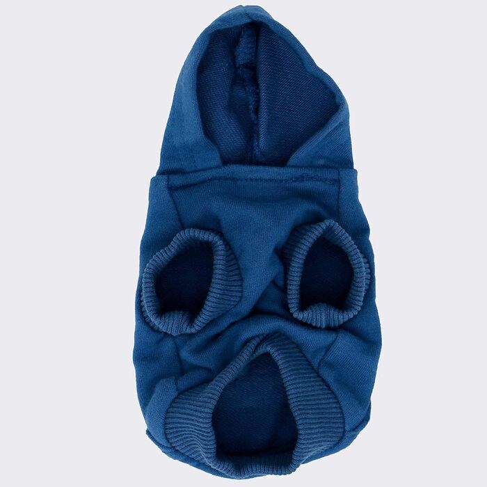 Світшот для собак LOPHIPETS з бавовни, для маленьких собак, чихуахуа, цуценят, на холодну погоду, темно-синій, розмір XXS (1 шт.)