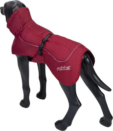 Дощовик для собак Rukka Pets Stormy Coat, бордовий, 65 см