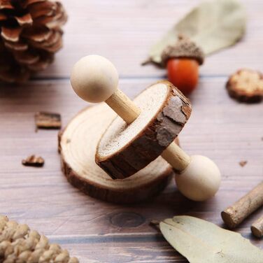 Дерев'яні іграшки для гризунів Winterworm: 6 шт. для хом'яків, мишей, шиншил, кроликів, мишовидних гризунів та морських свинок