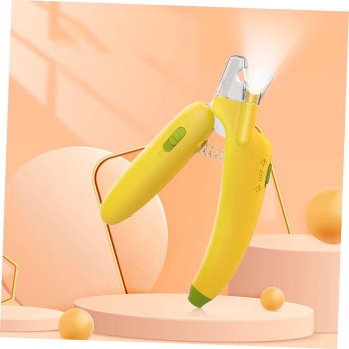 Набір для стрижки кігтів для собак та котів Supvox (набір 3 шт.) - професійний інструмент для догляду за тваринами, нержавіюча сталь, жовтий