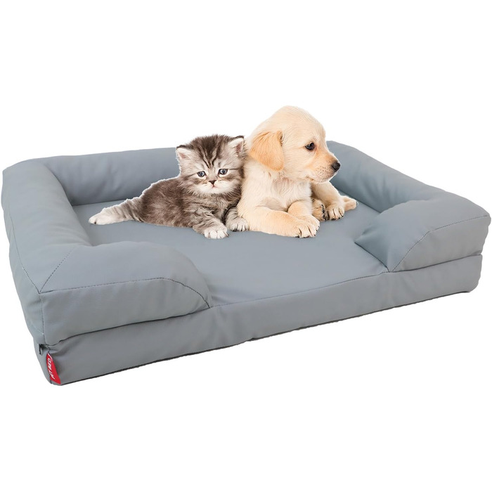 Практичне ортопедичне ліжко для собак та котів знімний чохол, водонепроникне, велике (M) 76х51х18 см