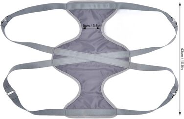 Гамак для грумінгу домашніх тварин, для собак та котів середніх та маленьких порід, сірий. Гамак-тримач для грумінгу, підходить для стрижки нігтів, миття та чищення вух