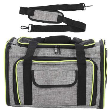 Сумка-переноска для тварин ZAICOLER з мотузкою всередині, безпечна для прогулянок та подорожей. Розширювана сумка-переноска з сіткою зверху, з оксфордської тканини для собак та котів.