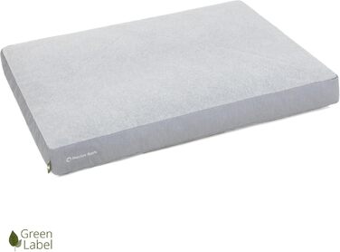 Килимок для собак середніх порід GreenLabel - м'який, пухнастий, миючий (100x72 см, світло-сірий)