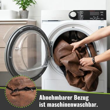 CopcoPet лежанка для собак великих порід【миється та не слизька】 Корзина для собак XXL з штучної шкіри, що імітує велюр, захищає суглоби, підходить для дому, легка у догляді, лежанка для собак у коричневому кольорі 110 x 90 см, розмір L 110 x 90 x 30 см, а