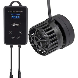 Акваріумна хвильова помпа hygger Mini, DC-магнітна помпа з LED-контролером, 6000 л/год, для прісної та солоної води