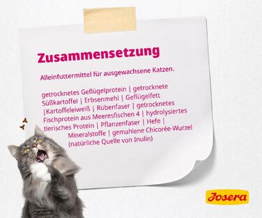 Сухий корм для котів Josera Indoor з птицею та рибою для дорослих, 10 кг
