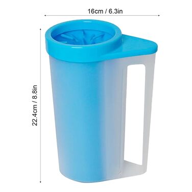 Очисник для лап собак з силікону, портативний, знімний, для пральної машини, з щіткою, Dome B.As Picture