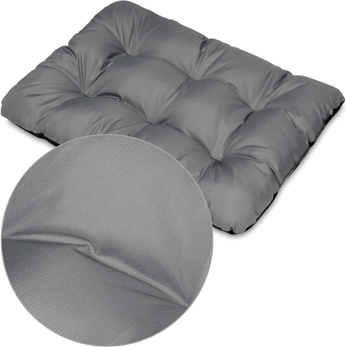 Крісло-лежанка для собак SuperKissen24, розмір M, 55x40 см, сірий колір - водовідштовхувальне, миється