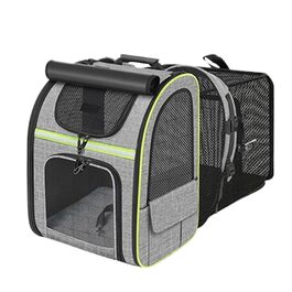 Сумка-переноска для собак у велосипедний кошик | Зручна переноска для тварин з поліестеру | Велосипедна переноска для собак | Рюкзак-переноска для собак з регульованою вентиляцією для походів