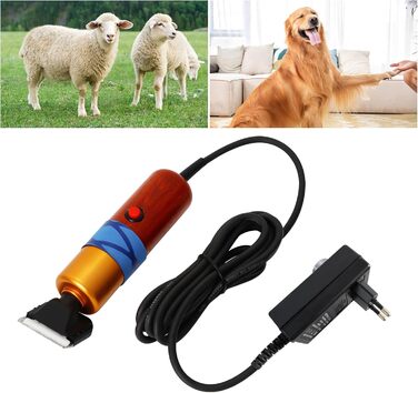 Електрична машинка для стрижки тварин: вівці, кози, корови, собаки. Професійна, 200W, регульована потужність. Ідеально для стрижки овець, коз, корів, собак, пуделів та інших тварин