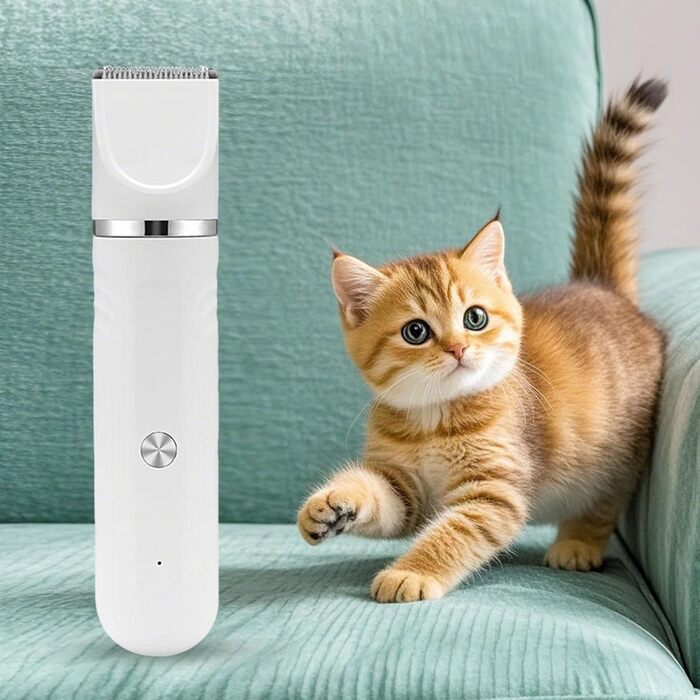 Набір для догляду за собаками 4-в-1: електрична машинка для стрижки, ножиці, інструменти для грумінгу котів та цуценят вдома