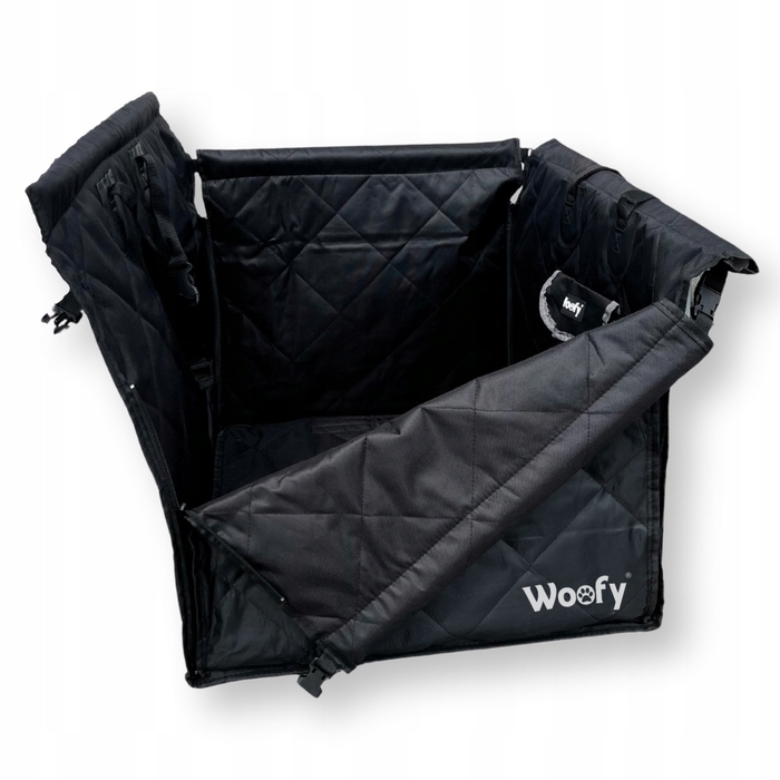 Автомобільний автокрісло-переноска Woofy XL, чорна, водонепроникна