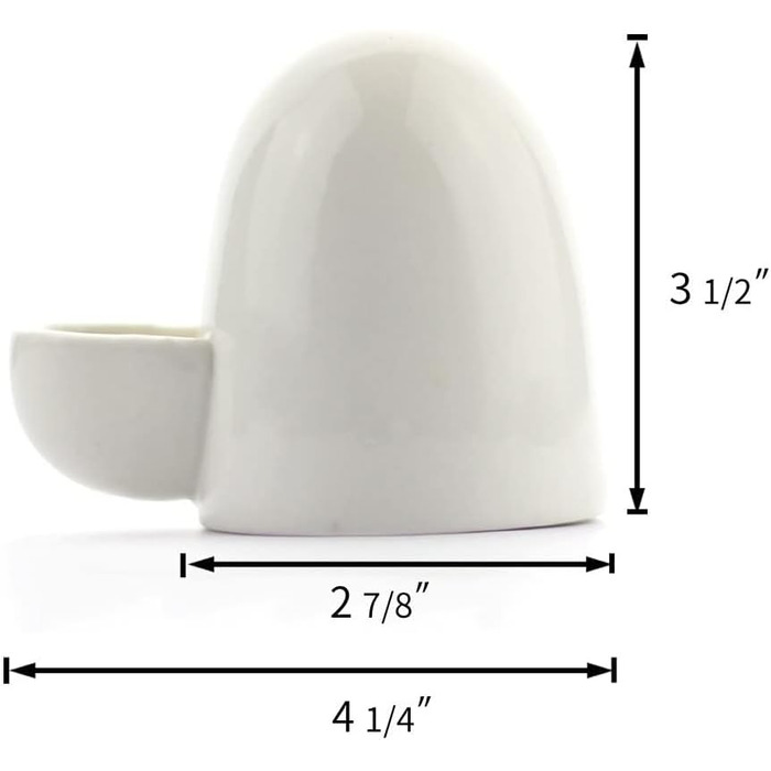 Автоматична годівниця для води з кераміки Dahey для маленьких тварин: миші, хом'яки, їжачки, шиншили, єноти, морські свинки (227 мл)